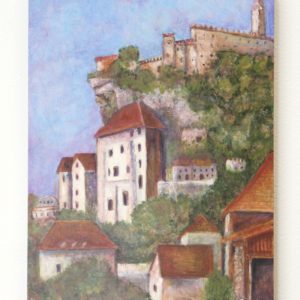 Hilltop Village by Sara Burr