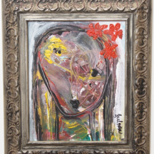 Woman with Flowers by Julsan