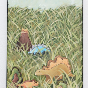 Dinosaurs in the Grass by Adriana Suarez