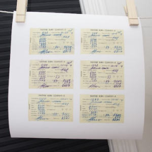 Airing Receipts by Yolande Clark-Jackson