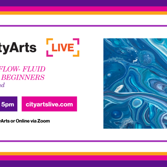 CityArts Live Facebook Event Cover- Go with the Flow